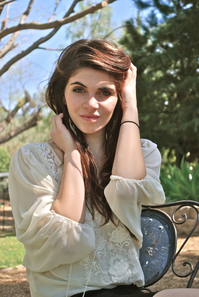 Female model photo shoot of Michaela DiGanci in Wilson Creek Winery