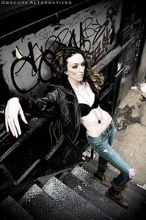 Female model photo shoot of Mallory Howe by Obscure Alternatives  in NYC