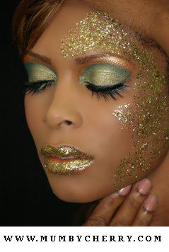Female model photo shoot of MakeupMadness by Cherry and chameleon model by Luminescence in Ocala FL, makeup by MakeupMadness by Cherry
