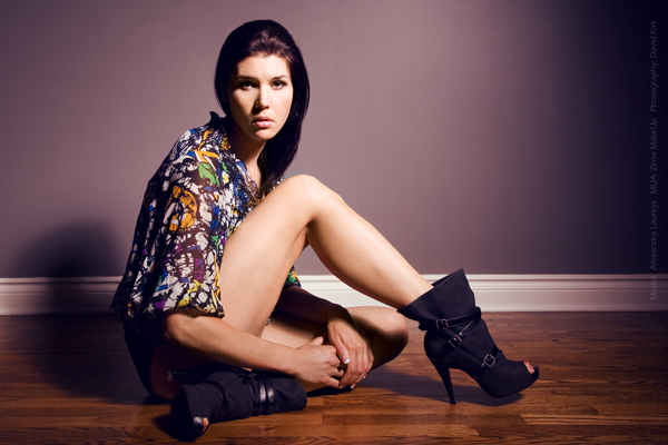 Female model photo shoot of Alexandra Laureys by David Kirk