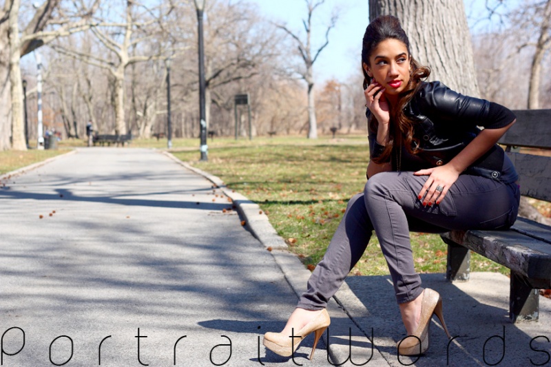 Female model photo shoot of PortraitWords  and Kalani Jordan in Bronx, NY