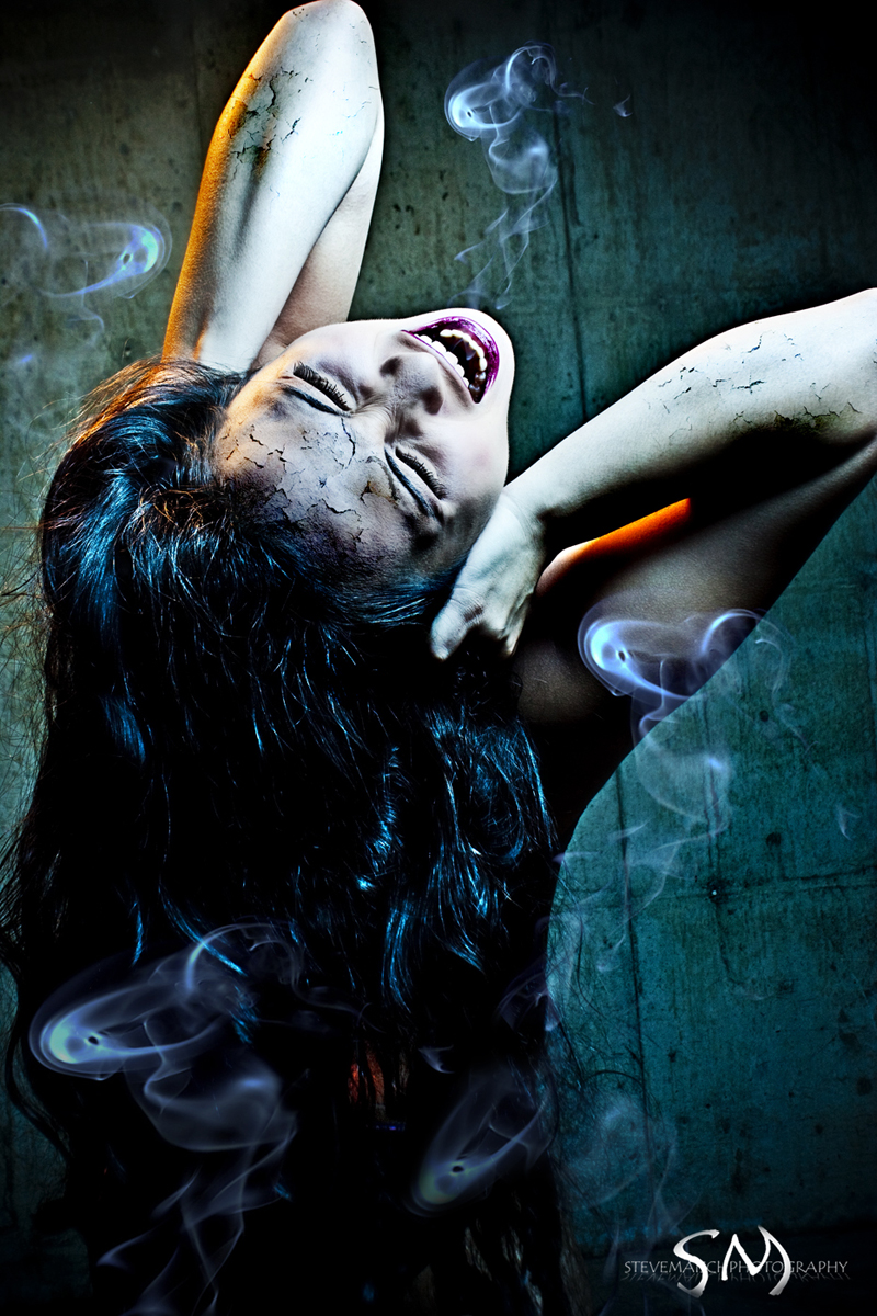 Female model photo shoot of Vape by Pure Image-inagtion , hair styled by Tanyas Takes