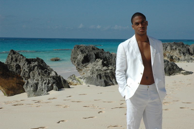 Male model photo shoot of Sir B Barton in beach