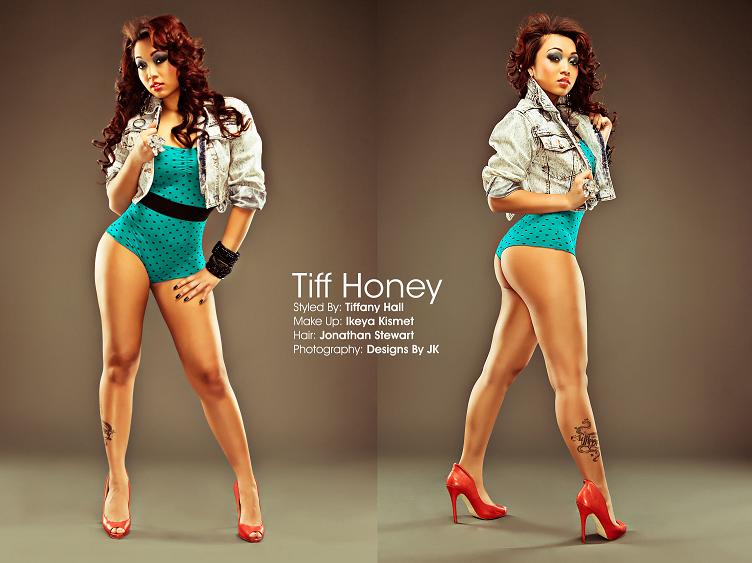 Female model photo shoot of TIFF-HONEY