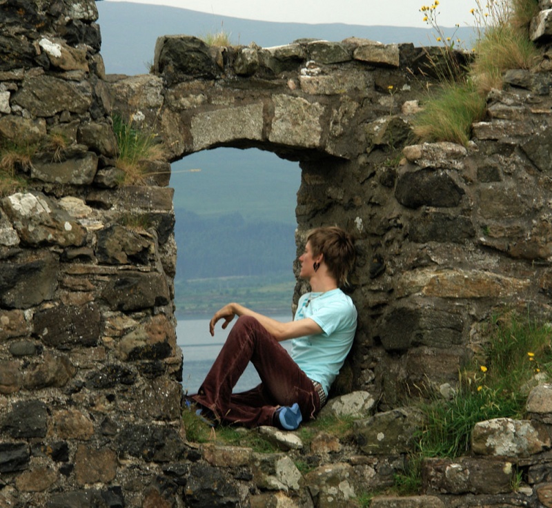 Male model photo shoot of David M Campbell in Scottish Highlands