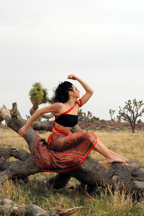 Female model photo shoot of TLA Photography and Molly Kaye in Joshua Tree Nation Park, 29 Palms, ca, makeup by nayna