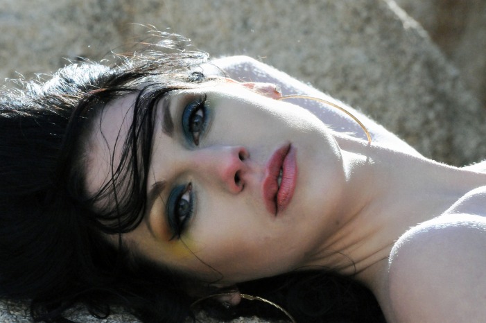 Female model photo shoot of TLA Photography and Molly Kaye in Joshua Tree National Park, 29 Palms CA, makeup by nayna