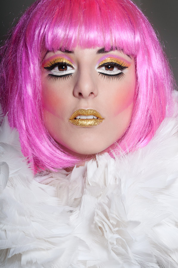 Female model photo shoot of Fanny Maurer by drifs in Paris, France, makeup by Fanny Maurer