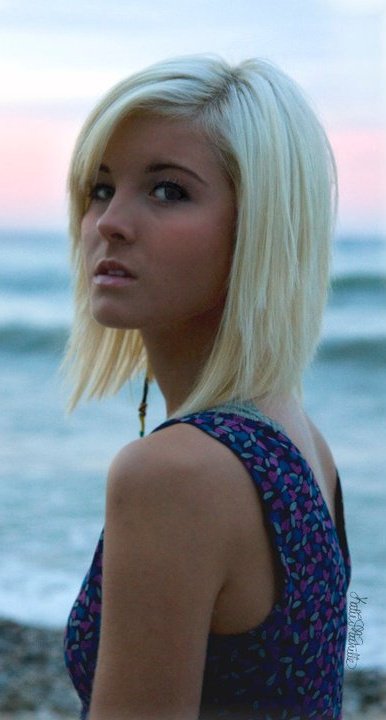 Female model photo shoot of Emilie Ford in Lake Michigan, WI