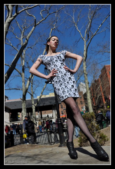 Female model photo shoot of Keri Cee nyc by A C Santos in Colombus Park, nyc, hair styled by Liz Hoepp