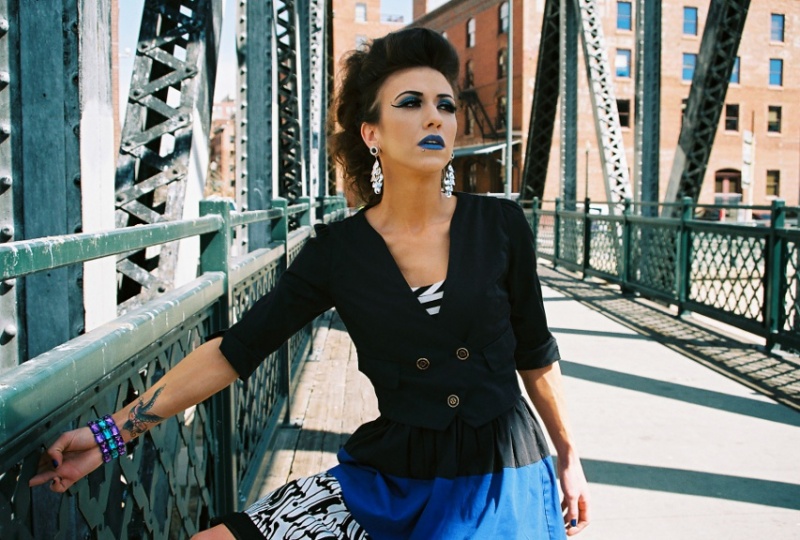 Female model photo shoot of Shannen Eileen by ChaTouilleux in 19th Street Bridge, Denver