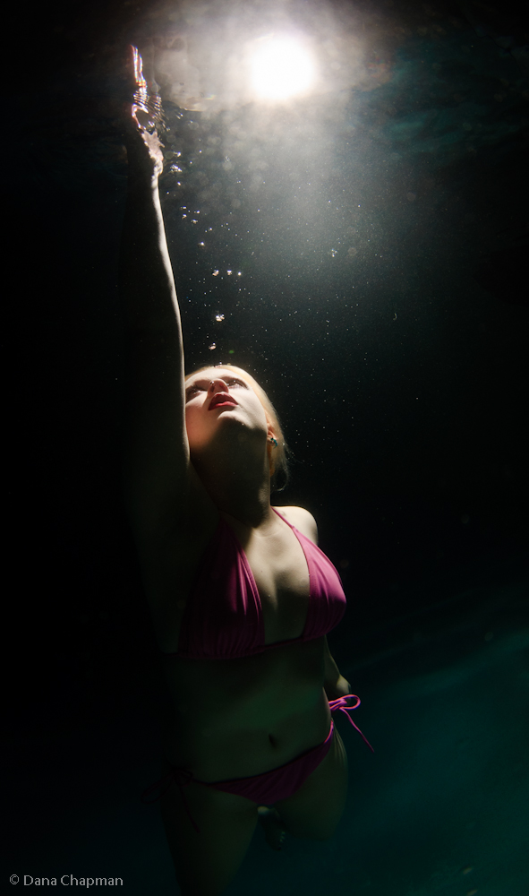 Female model photo shoot of Alyx Carbon by Dana  Chapman in Underwater