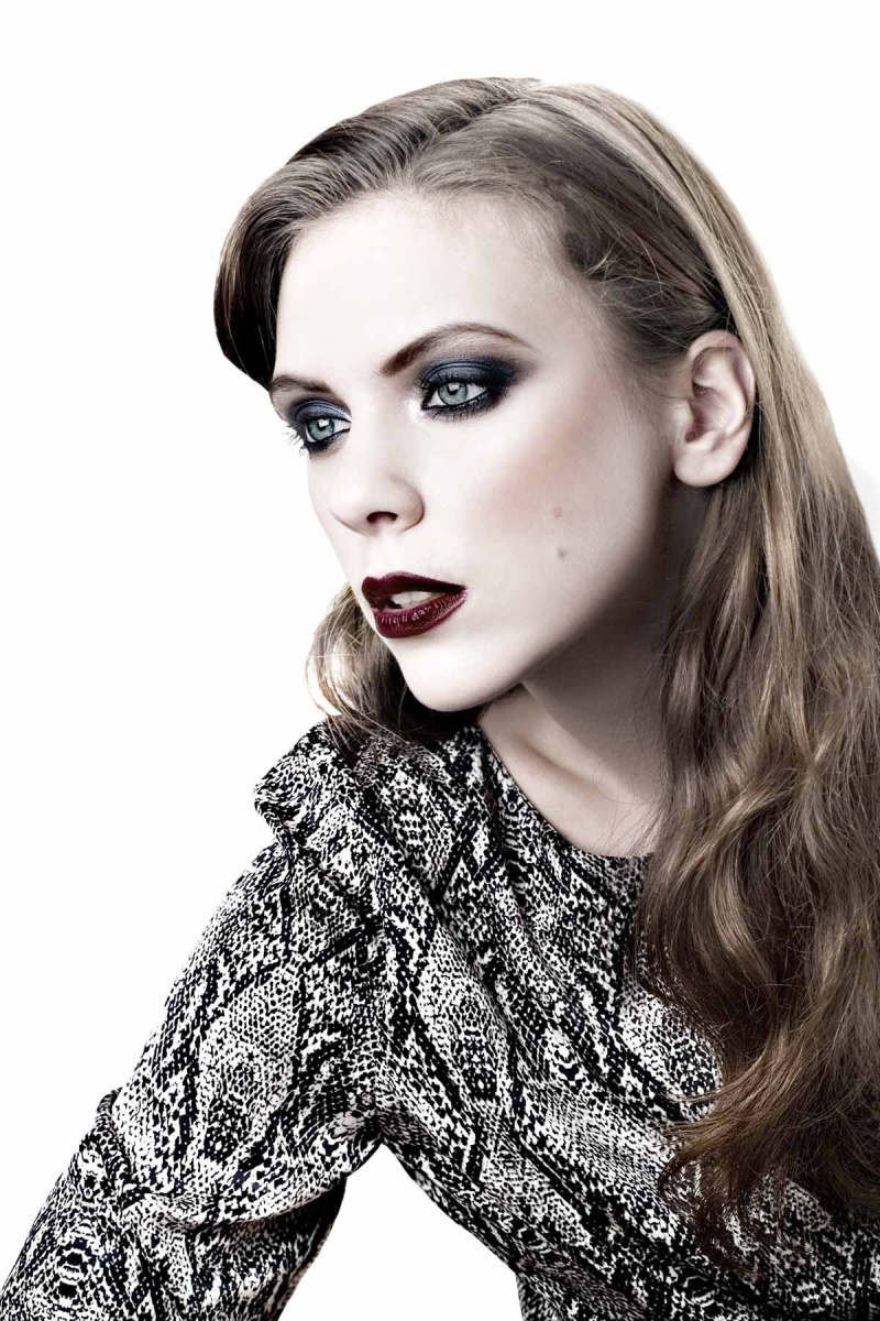 Female model photo shoot of Margaret K, makeup by Nora Belovai
