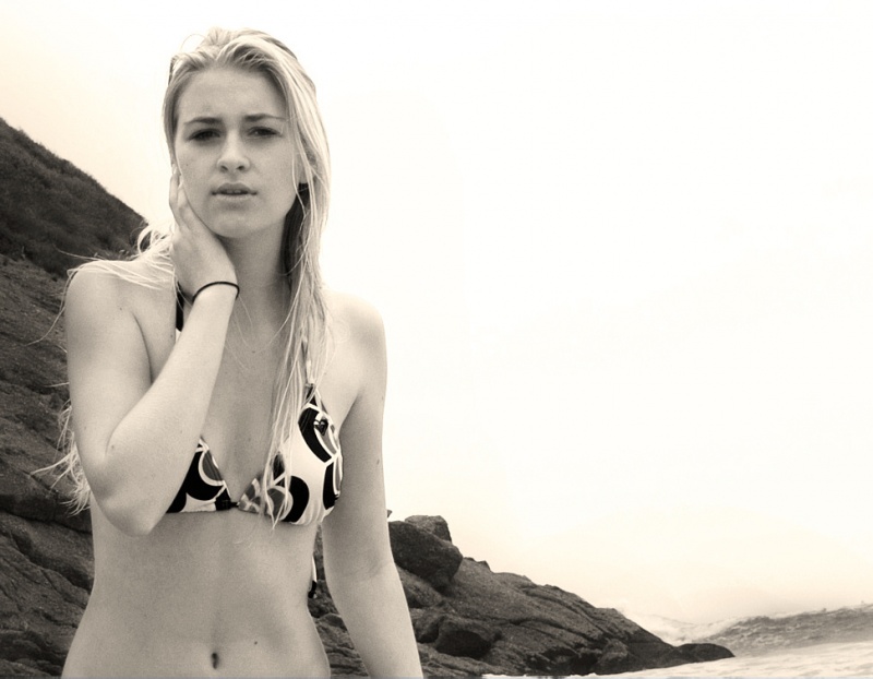 Female model photo shoot of B Hensley in Beach
