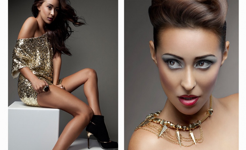 Female model photo shoot of Lilia B and Ally Rivera by Greg Cunningham, hair styled by Yen Ryder