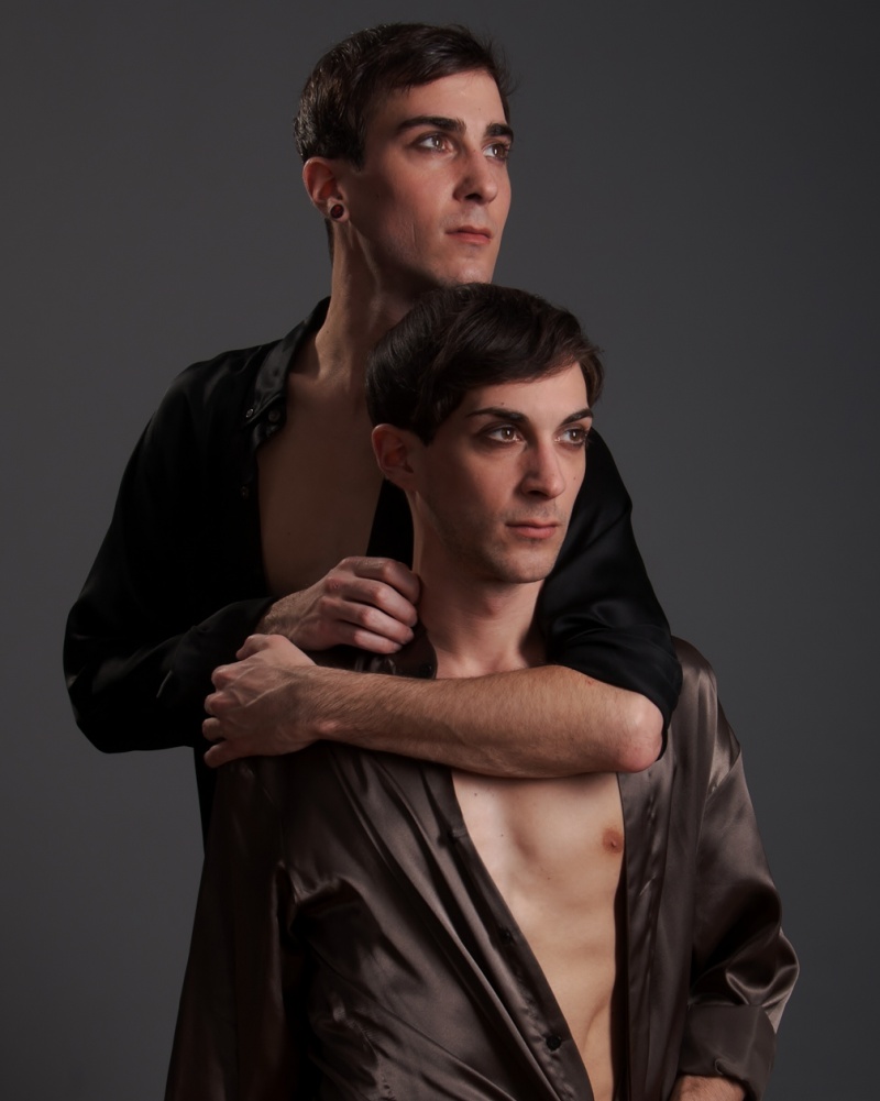 Male model photo shoot of Mantelli Twins in New York, New York