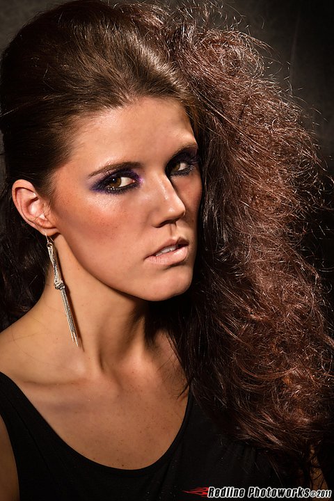 Female model photo shoot of HairAndMakeUpObsession and Christina Winn by Redline Photoworks