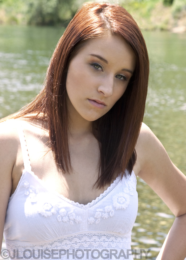 Female model photo shoot of Allyson Hailey in American River