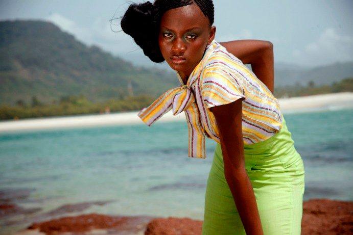 Female model photo shoot of Adeline Marian Kargbo in freetown Sierra Leone