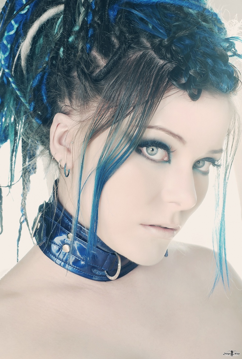 Female model photo shoot of Blue Vixen by Danger Ninja