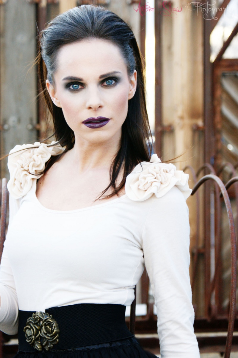 Female model photo shoot of Amber Shaw Photography and Cara Marie , makeup by Nicole Manley