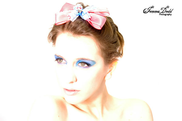 Female model photo shoot of SJLush and Butterfly_88 by Jemma Dodd Photography, hair styled by James_Powell