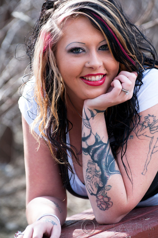 Female model photo shoot of Krissyx by Tom Sparks
