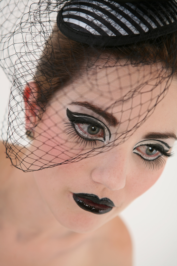 Female model photo shoot of Lauren9679, makeup by make up by joellen