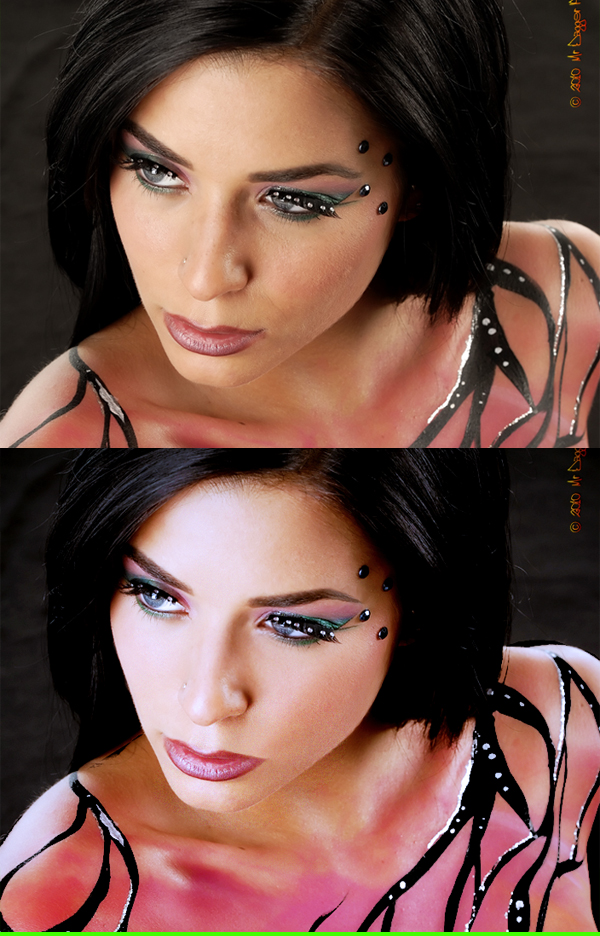 Female model photo shoot of Celebrity Retouches, makeup by Elegance Makeup