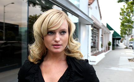 0 model photo shoot of Colure Hair Care in Beverly Hills, CA