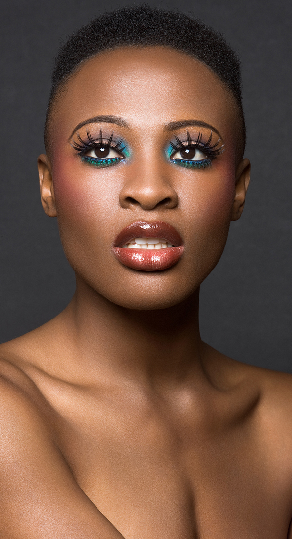 Female model photo shoot of Afua Boni by Barry Druxman in Woodland Hills, makeup by Distant Glamour