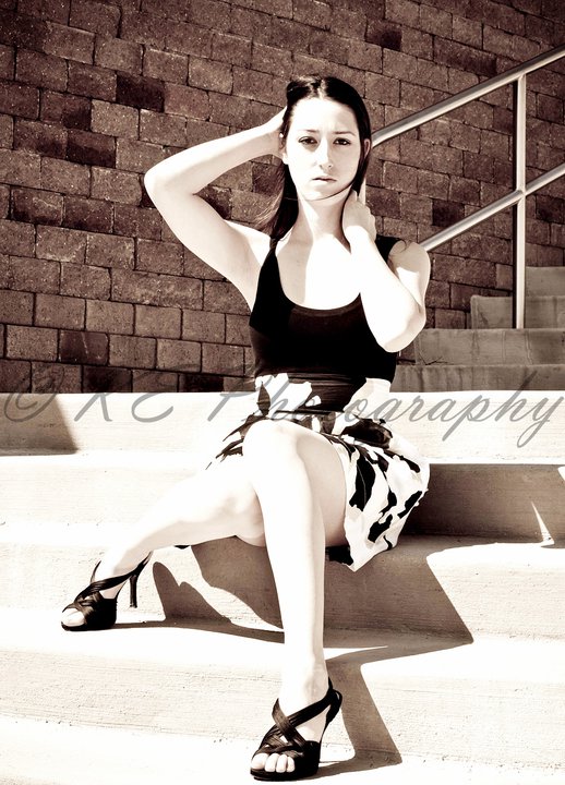 Female model photo shoot of Mandy McMahan by Kari E Photography