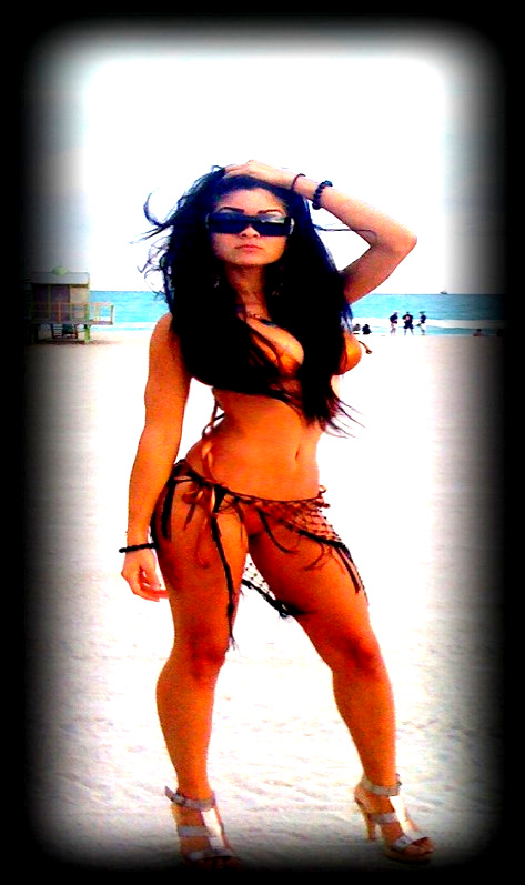 Female model photo shoot of Christina Cueto in south beach