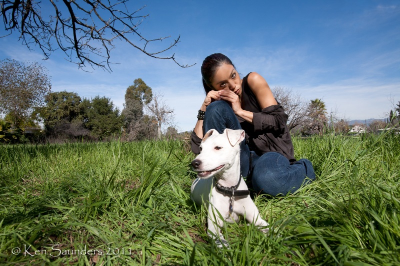 Male and Female model photo shoot of Ken Saunders and Mucci in Encino, CA