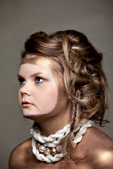 Female model photo shoot of Flo Story by Lloyd S, makeup by Lippylu