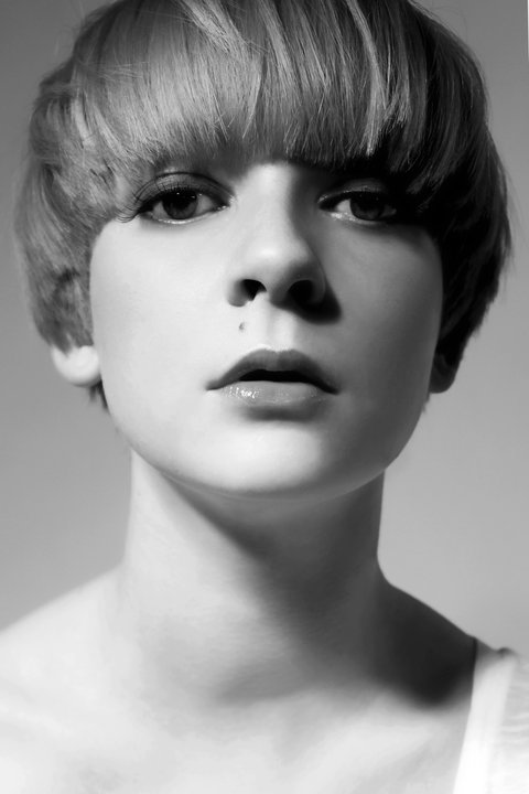 Female model photo shoot of Emma Dixon in London, hair styled by Luke Pluckrose