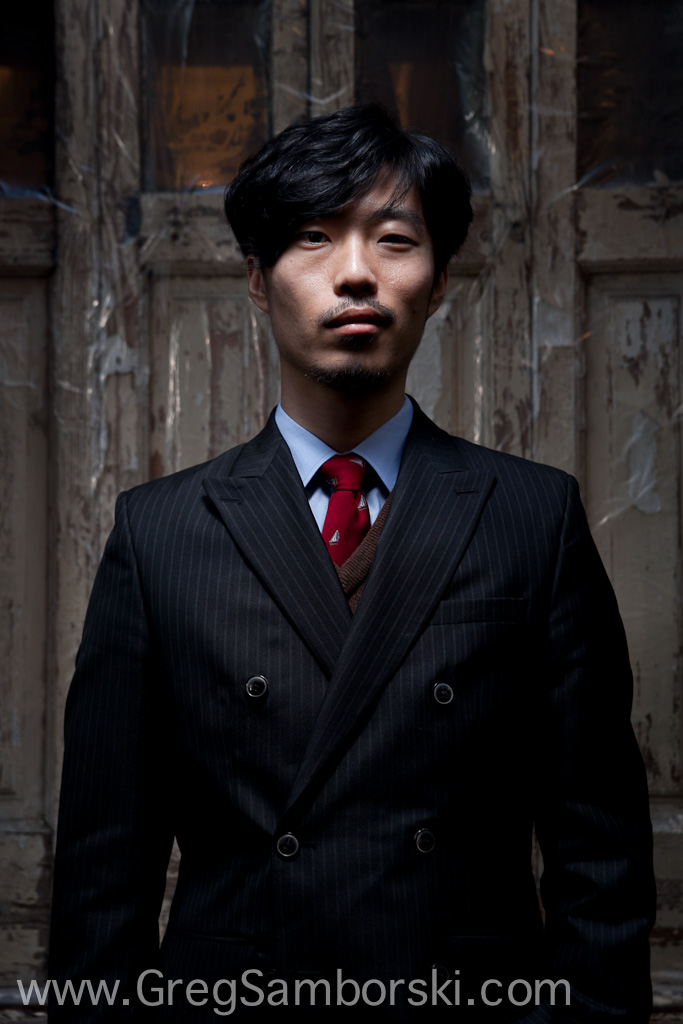 Male model photo shoot of Greg Samborski in Myungdong Seoul Korea