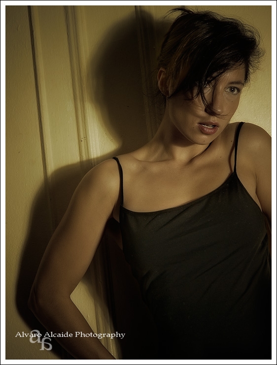 Female model photo shoot of Anika Zhadanova by Jack the Calico in NY