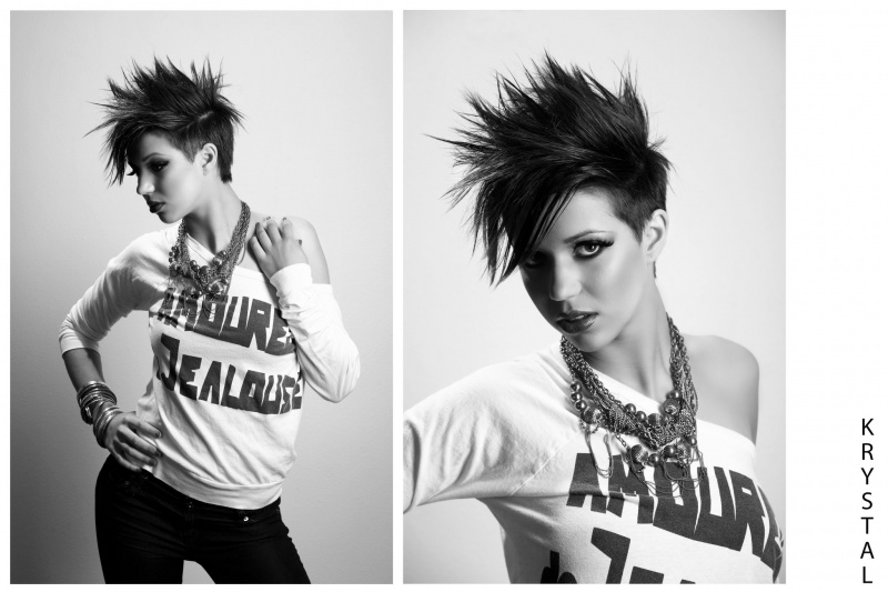 Female model photo shoot of Kiley Hutcheson in Salon Lavish, Covina CA.
