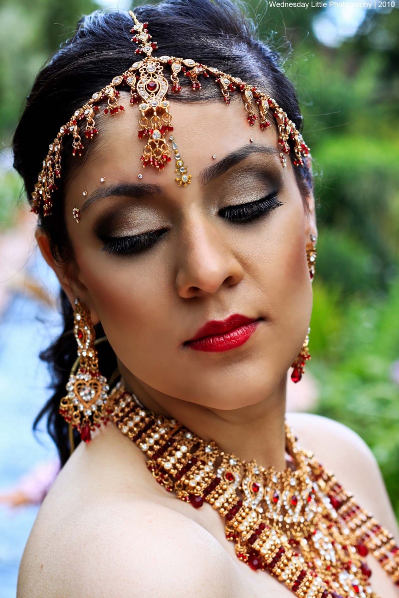 Female model photo shoot of Wednesday Little and Prabjot Kaur in Leeds, makeup by Glow Makeup Studio