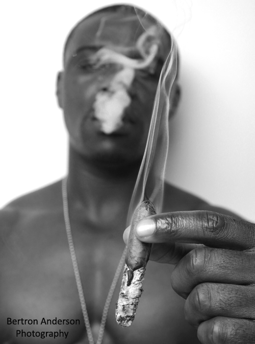 Male model photo shoot of Eyin Abasi by Bertron Anderson in Atlanta, wardrobe styled by SAINTES WORLD