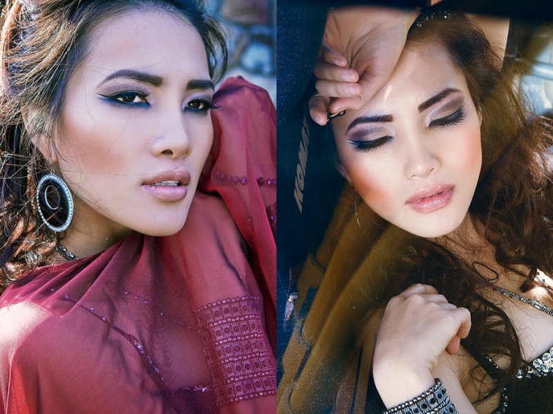 Female model photo shoot of Makeup Artist Jenny Le