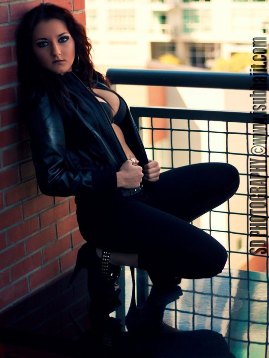 Female model photo shoot of Catherine Pastore in Downtown San Diego
