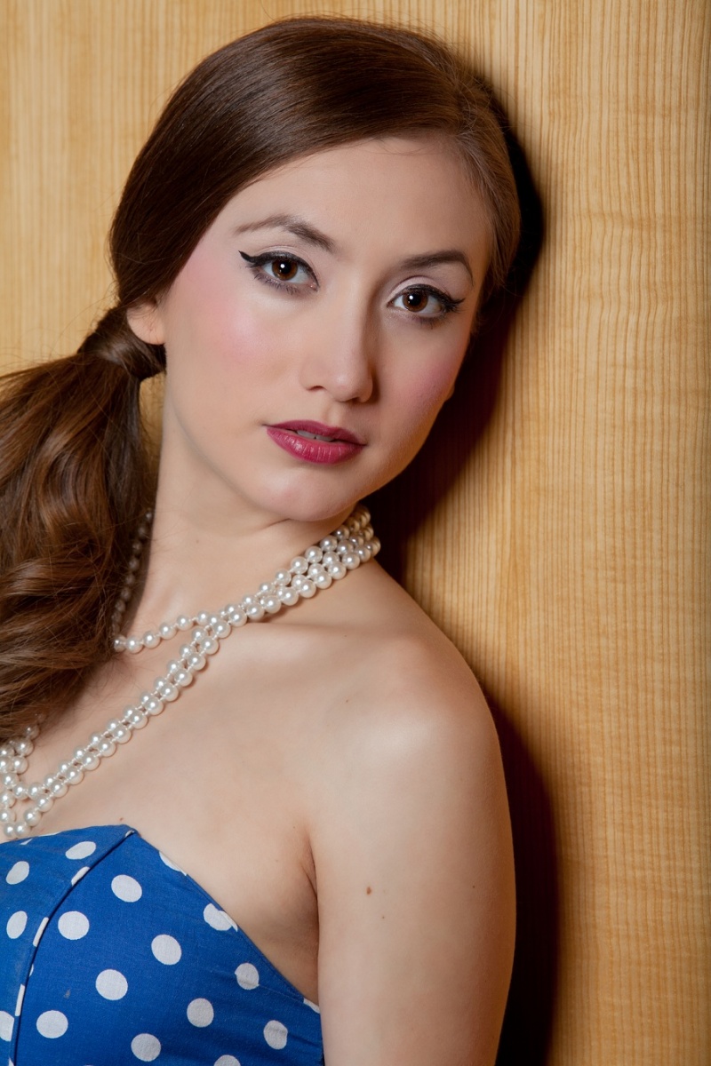 Female model photo shoot of MakeUp Your Destiny in Morikami Museum and Japanese Gardens