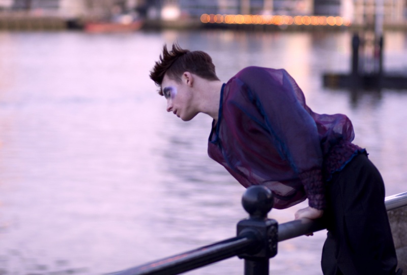 Female model photo shoot of TryshMet in London/ Thames, makeup by JHS