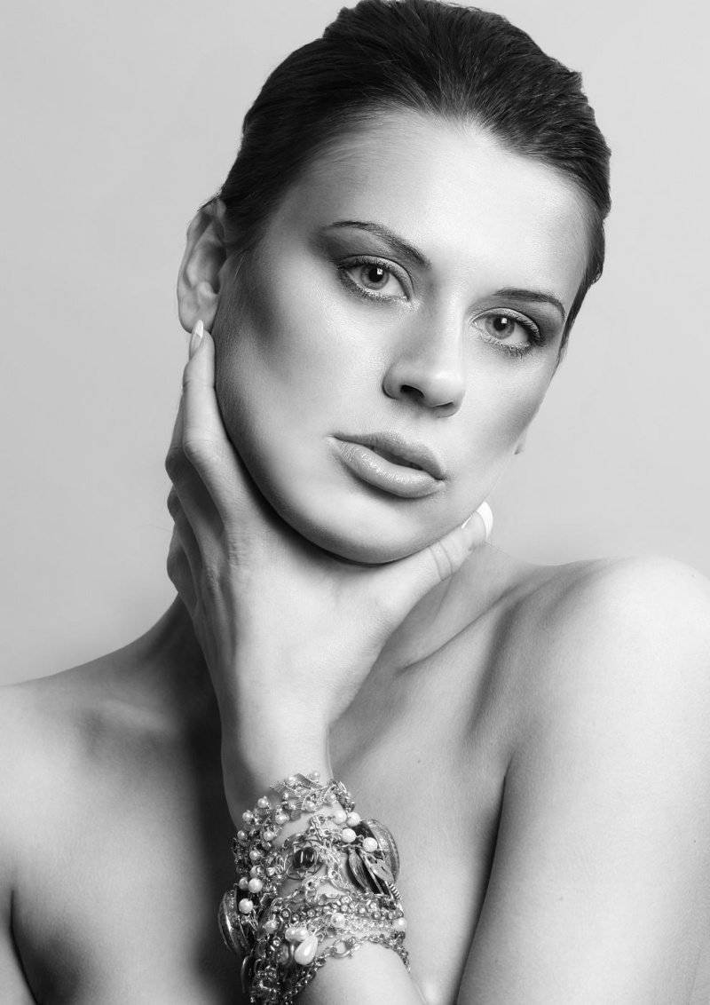 Female model photo shoot of Viera Stopkova in Raw Material Music & Media, Brixton