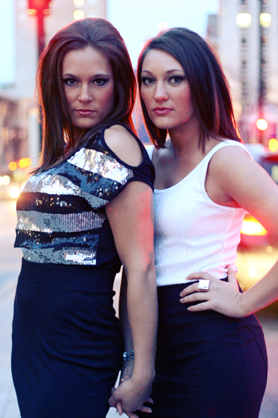 Female model photo shoot of Amber Hermus and Brianna Lee Burns