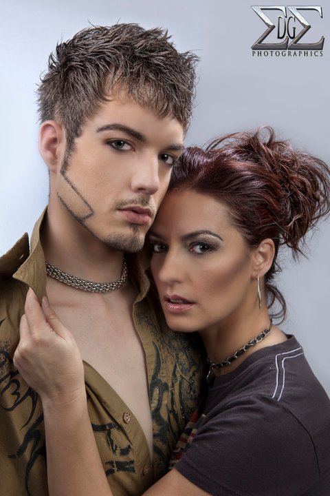 Male and Female model photo shoot of Jeptha Lee and JoAnn Jensen by Performing Light in Palm Harbor, makeup by TrinityMUDesigns