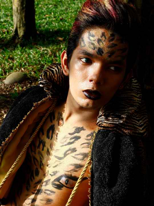 Male model photo shoot of ARIS87 in blue waters , taguanao, cagayan de oro city