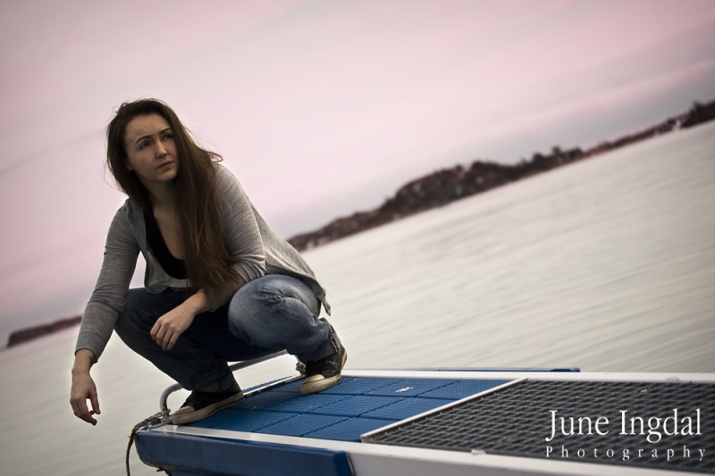 Female model photo shoot of June Ingdal in FlekkerÃ¸y, Kristiansand